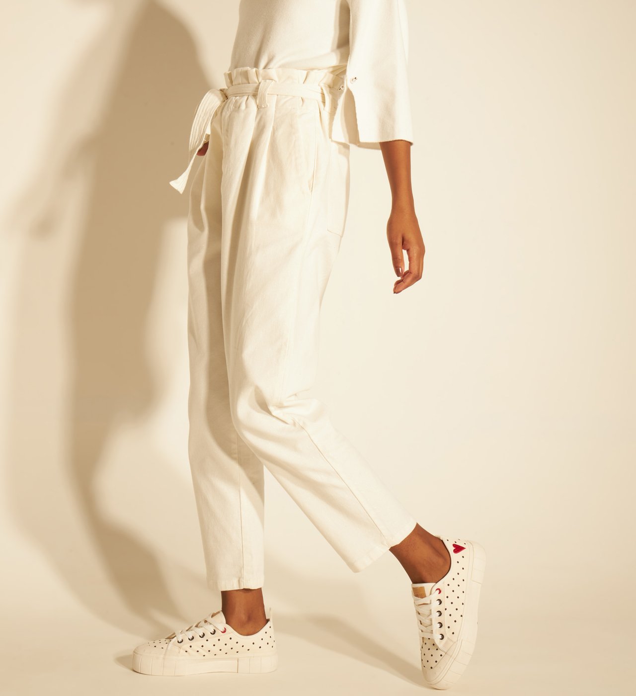 Tênis Branco Lona Poá ZZ Love | Arezzo – Arezzo Shopping Ibirapuera – SP